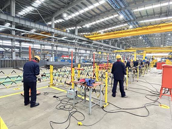 公司舉辦電焊工、電工技術(shù)比武